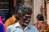 Street life around the Sri Meenakshi-Sundareshwarar Temple of Madurai. Tamil Nadu.  